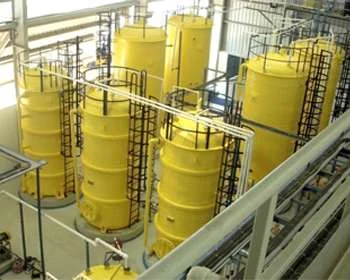 Hypochlorite storage section